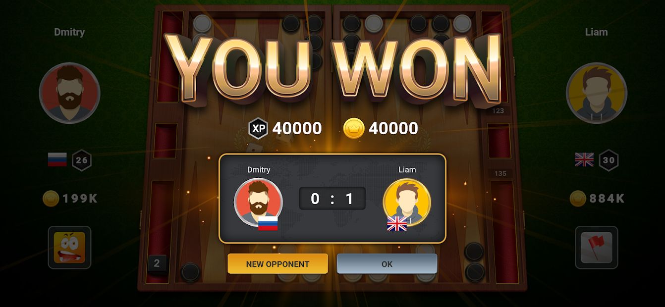 Backgammon Champs - Board Game