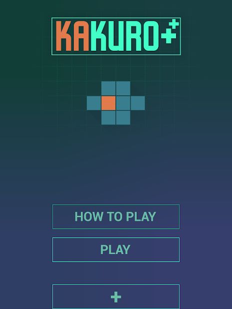 Kakuro Plus. Cross-Sums.