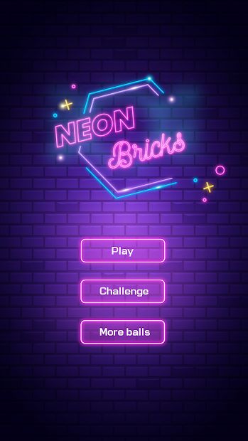 Brick Breaker - Neon Bricks