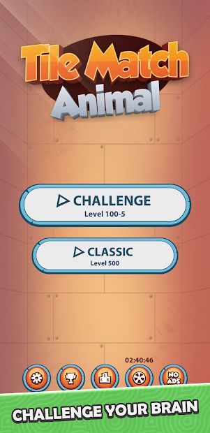 Tile Match: Animal Link Puzzle