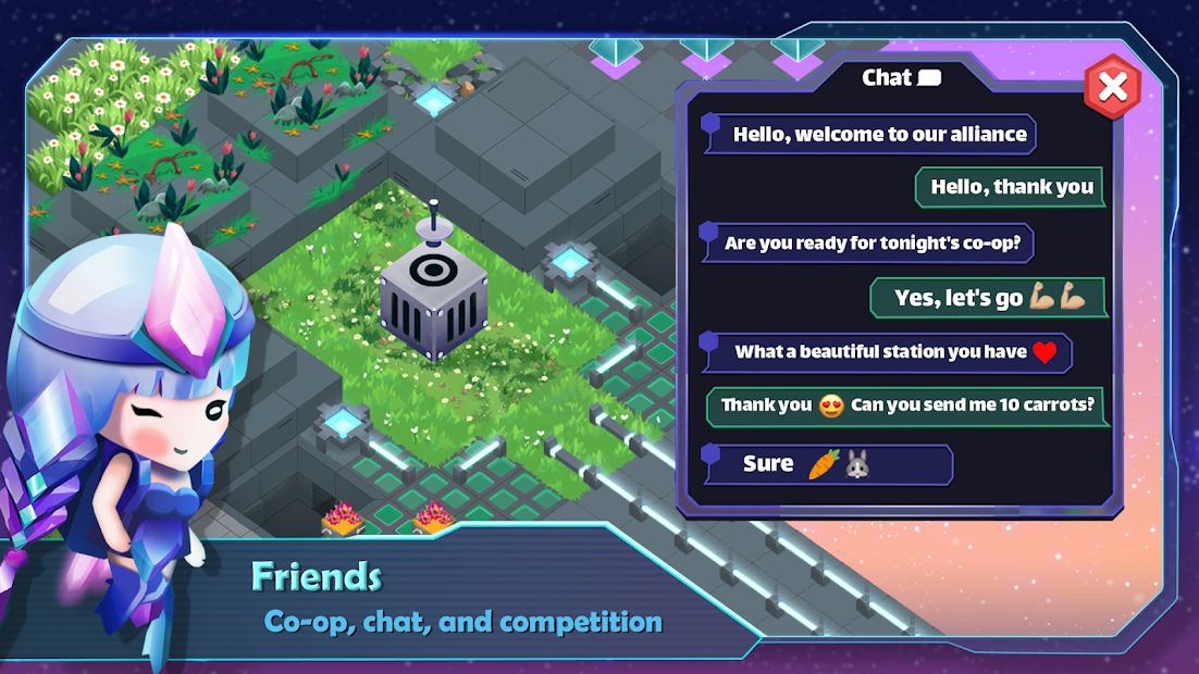 SciFarm - Farming Game in the space, City-building