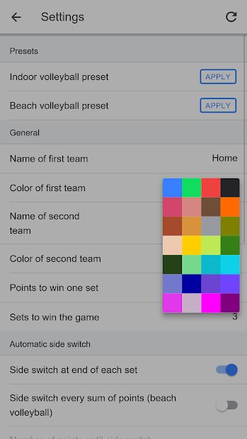 Volleyball Score Simple