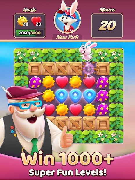 Travel Crush - Match 3 Game