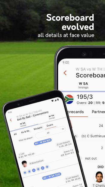 LIVE Cricket Scores app CricSmith