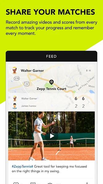 Zepp Tennis - Scoring, Sweet S
