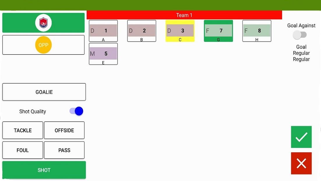 iTrackSoccer Stats