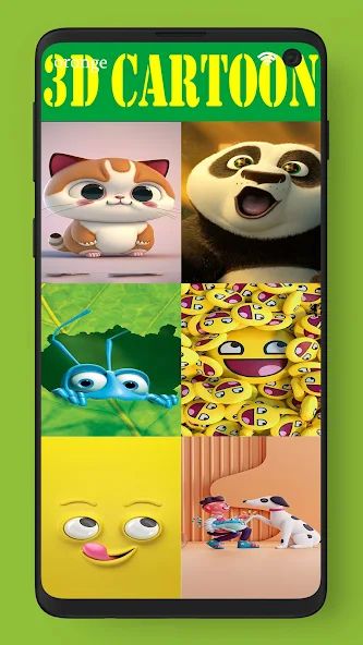 Cute Cartoon 3D Wallpaper