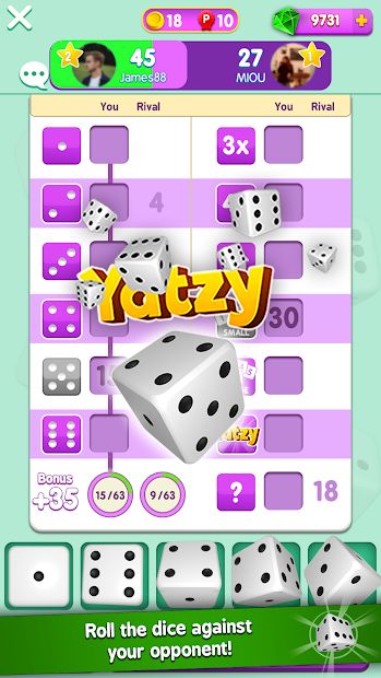 Yatzy Duels Live Tournaments