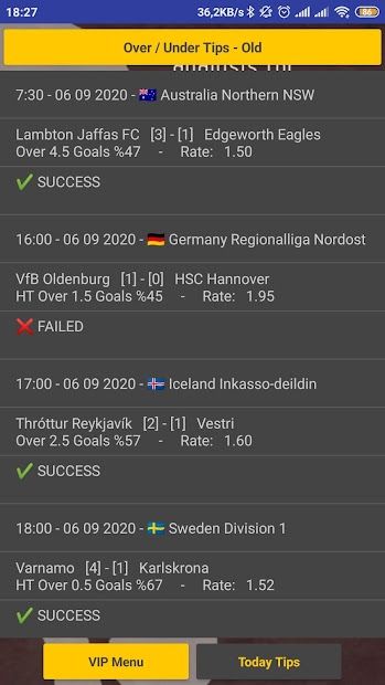 Analysis for Football
