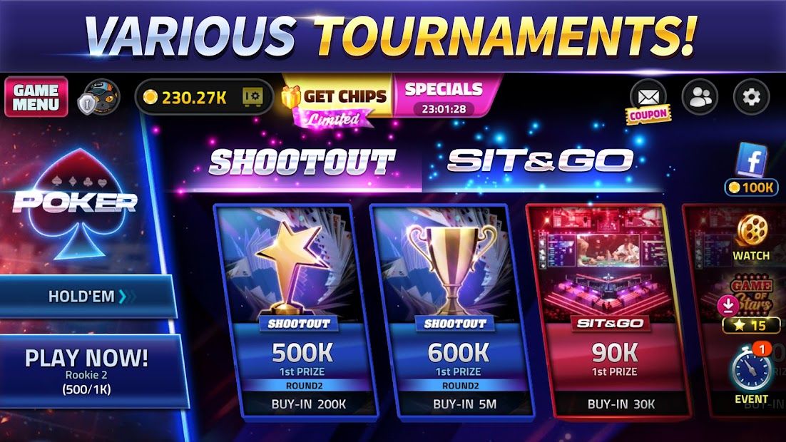 Poker Texas Holdem Face Online