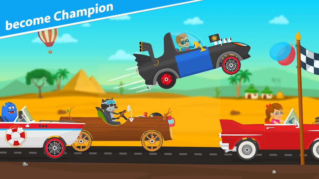 Racing car games for kids 2-5