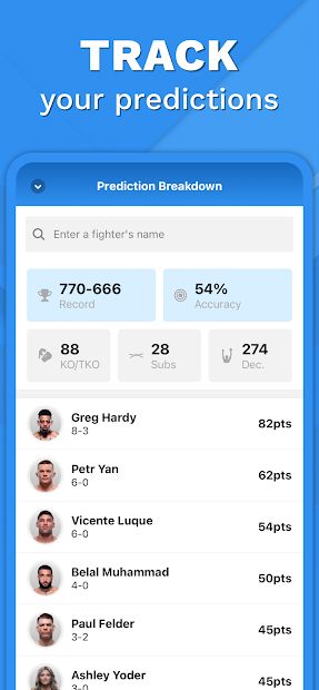 FightPicks - MMA Picks App