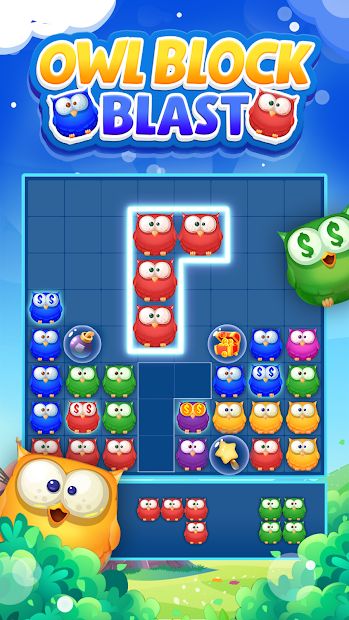 Owl Block Blast-Free Puzzle Games