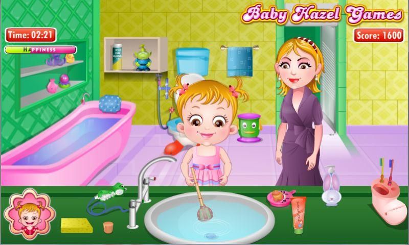 Baby Hazel Bathroom Hygiene
