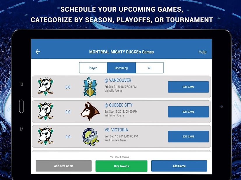 iTrackHockey: Stats/Timekeeper