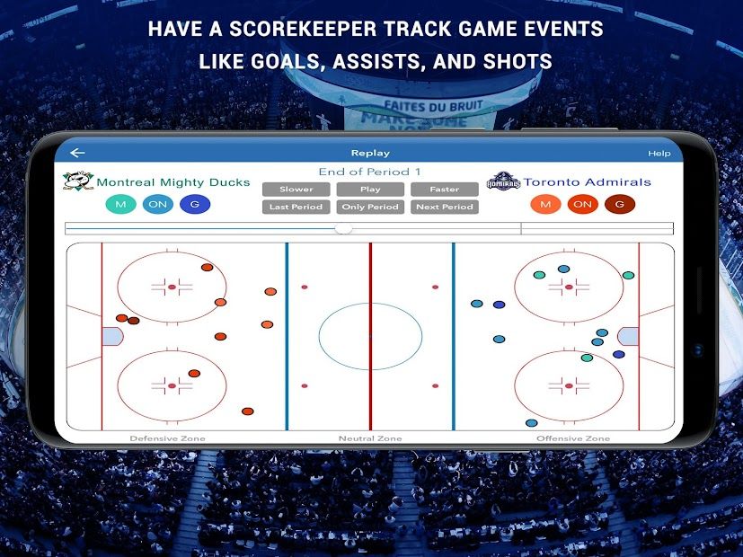 iTrackHockey: Stats/Timekeeper