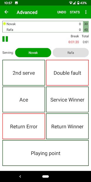 Tennis Umpire App