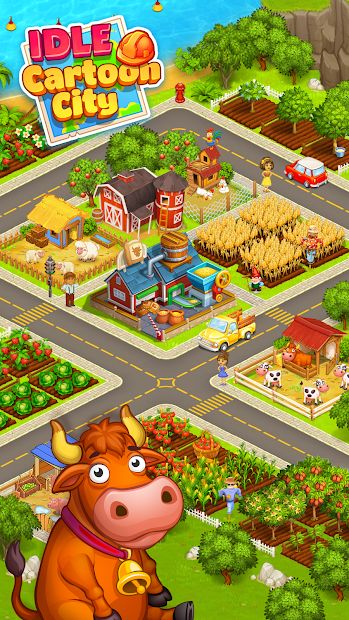 Idle Cartoon City - coin day