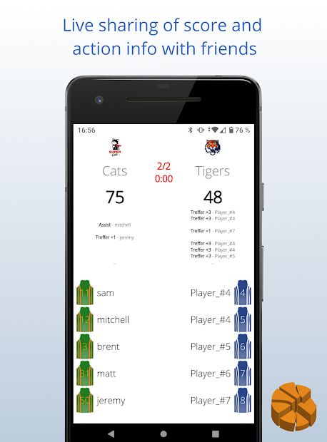 Statastic Basketball - record.analyze.improve