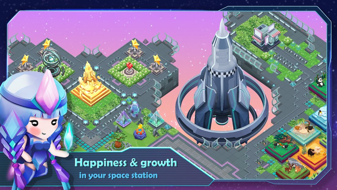SciFarm - Farming Game in the space, City-building