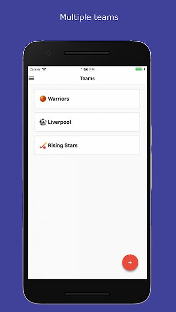 SubTime: playing time and sub tracking for coaches