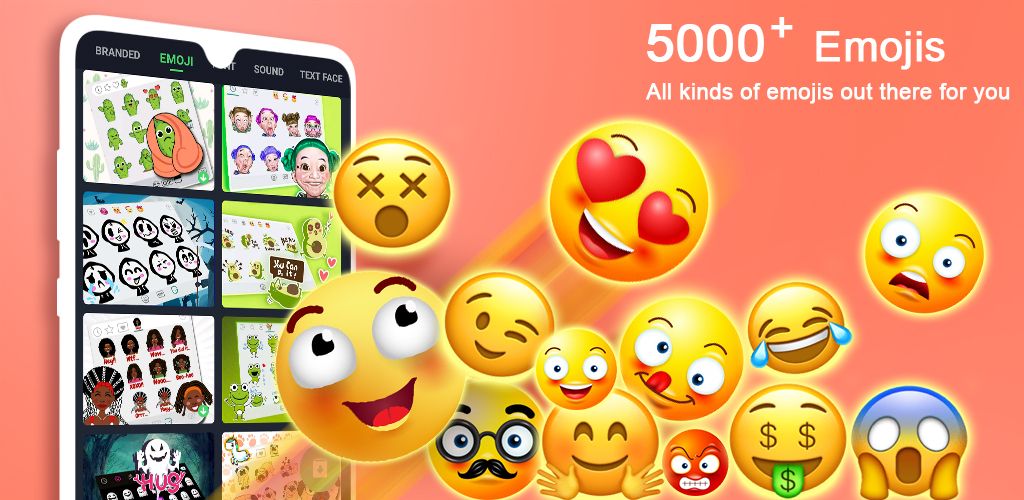 Emoji keyboard - Themes, Fonts