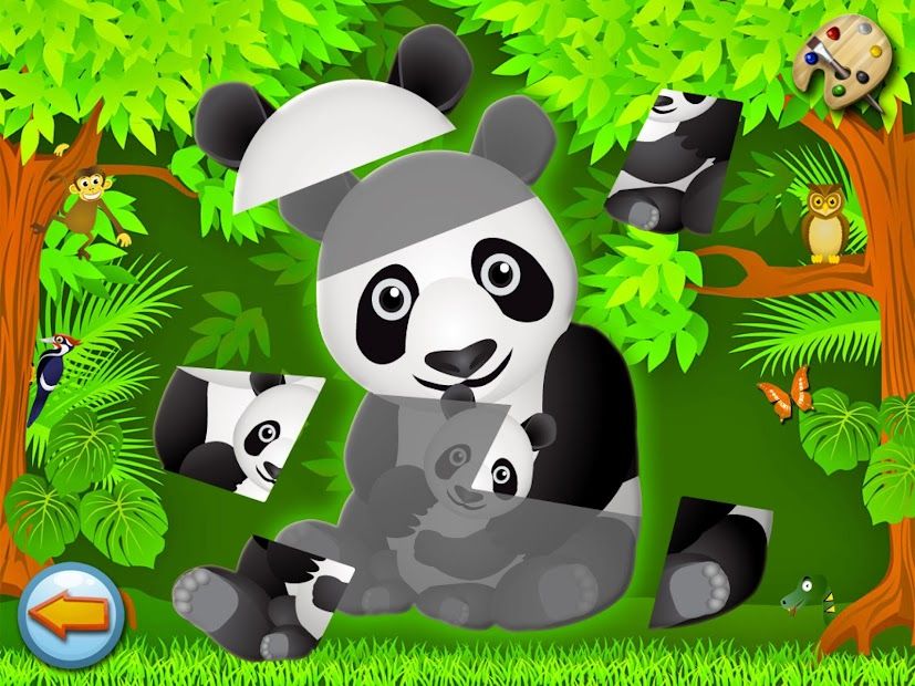 Forest - Kids Coloring Puzzles