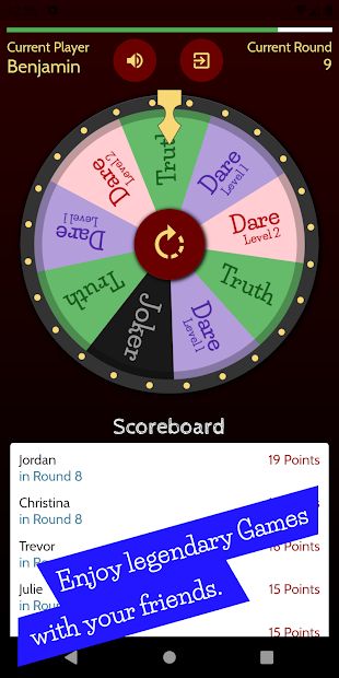 Wheel of Truth or Dare
