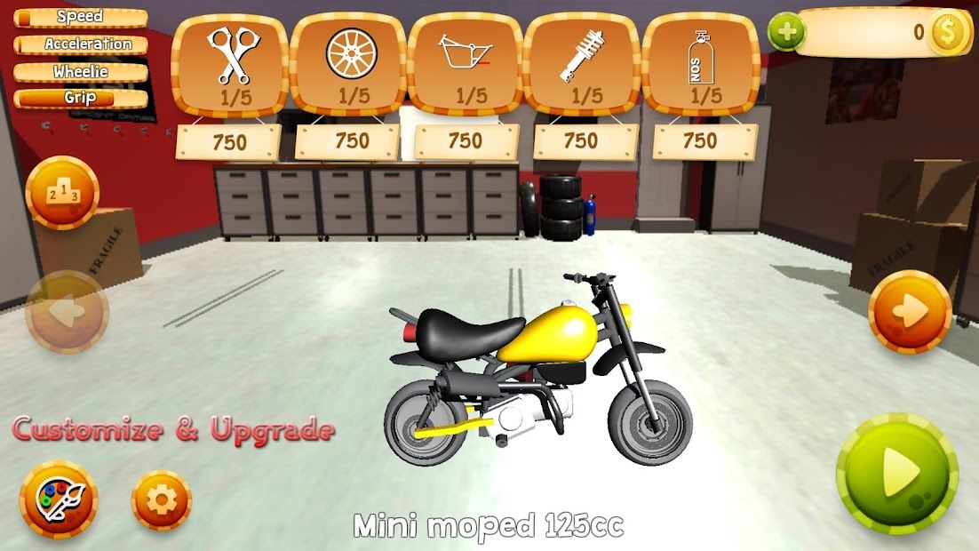 Motorcycle drag racing edition