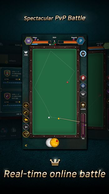 RealBilliards Battle: carom billiards 3 cushion