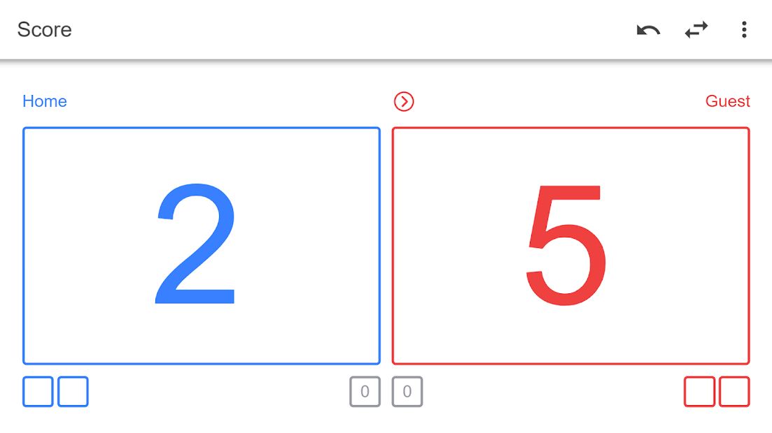 Volleyball Score Simple