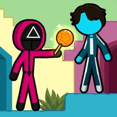 Stickman Red boy and Blue girl