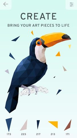 Poly Island: create, color, re