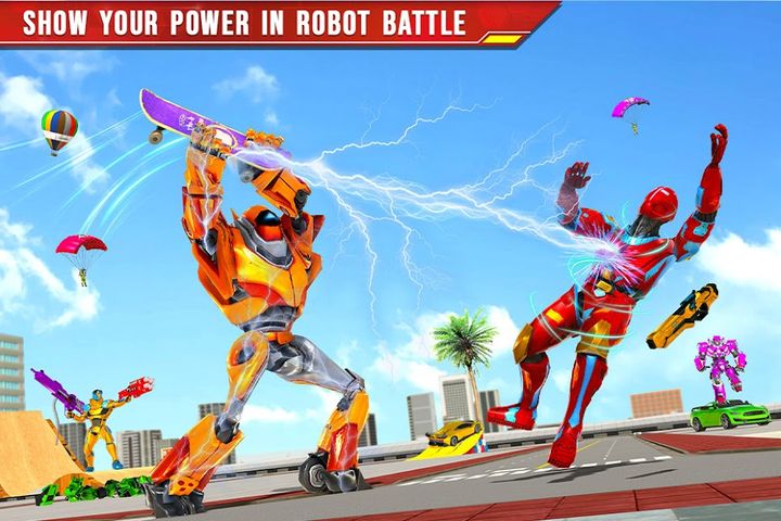 Flying Skateboard Robot Car