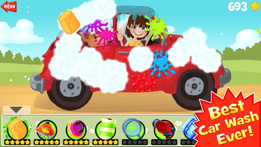 Amazing Car Wash Game For Kids