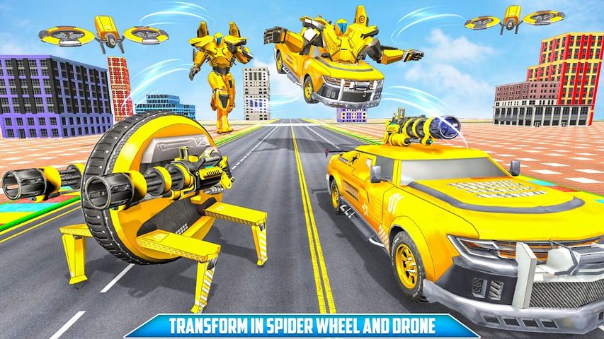 Spider Wheel Robot War Game