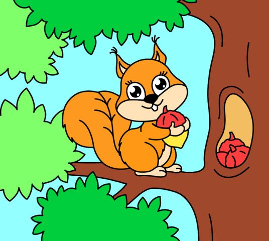 Coloring pages for children: animals