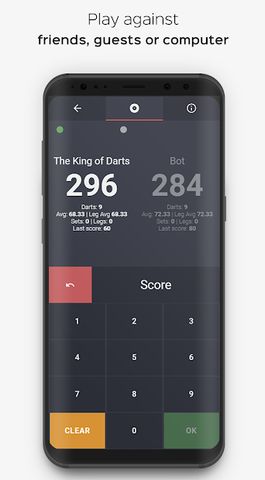 King of Darts scoreboard app