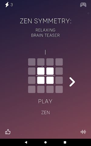 Zen Symmetry: Relaxing Puzzle Game