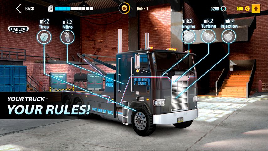 Big Rig Racing: Drag racing