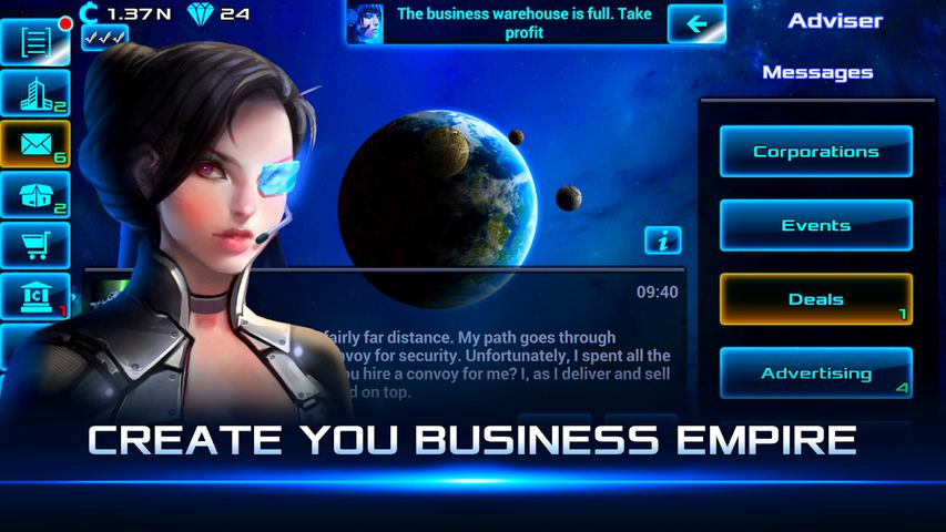 Idle Space Business Tycoon