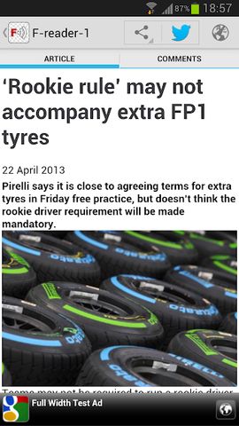 Freader1 - Formula Racing News