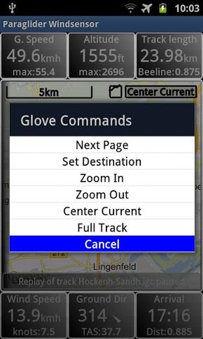 Paraglider Dashboard