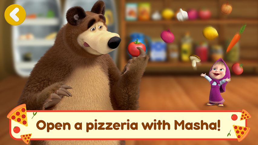 Masha and the Bear Pizza Maker
