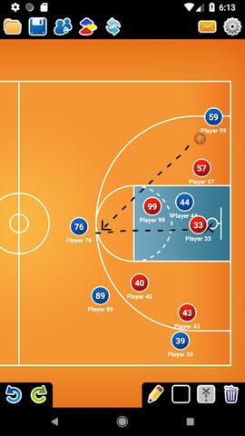 Coach Tactic Board: Basketball