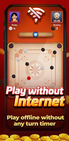 Carrom Gold: Online Board Game