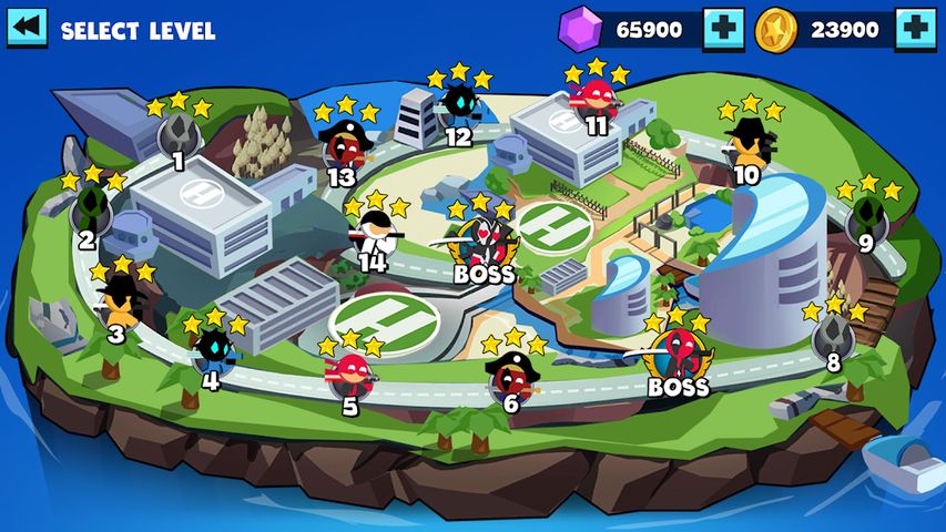 Stickman Combat - Superhero Fighter