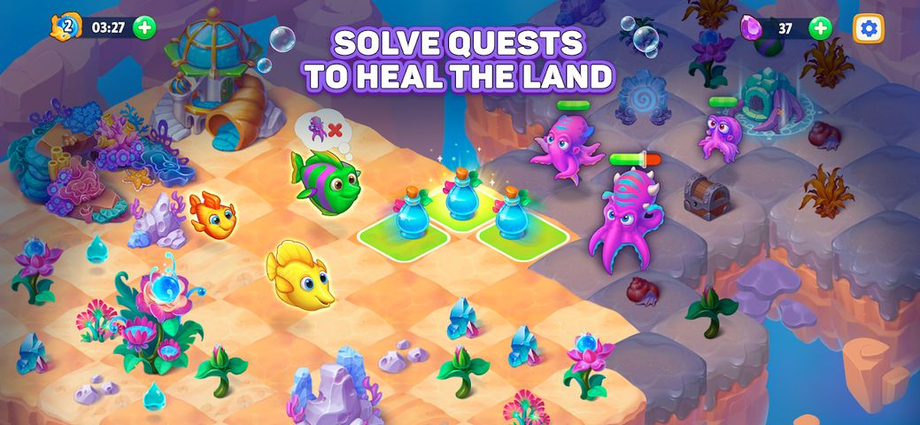 Sea Merge: Fish games in Ocean