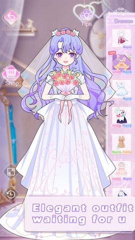 Vlinder Princess2 dressup game