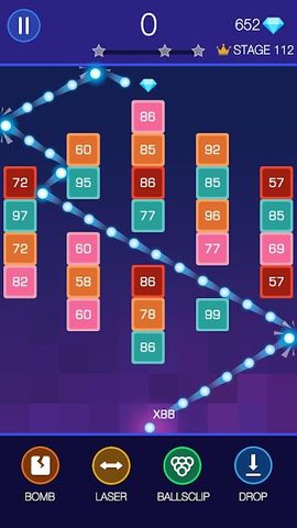 Bricks Breaker - Glow Balls